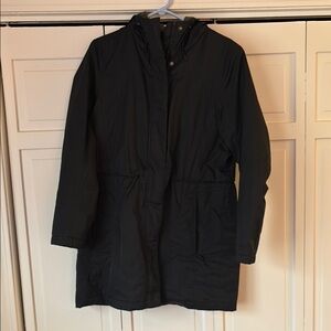 L.L. Bean Black Puffer Jacket with Hood